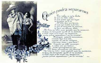 Cuando el amor se cantaba en una postal