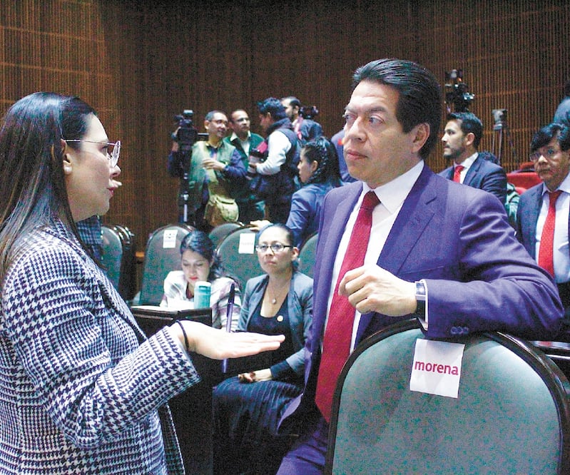 El coordinador de Morena en la Cámara de Diputados, Mario Delgado, confió en que la venta del avión salga adelante a través de la rifa. KARINA CONTRERAS. EL UNIVERSAL