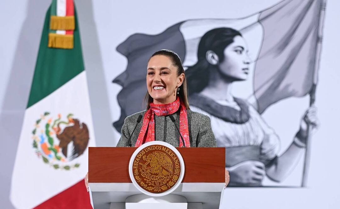Conferencia mañanera de Claudia Sheinbaum del 16 de diciembre de 2024, desde Palacio Nacional. Foto: Presidencia