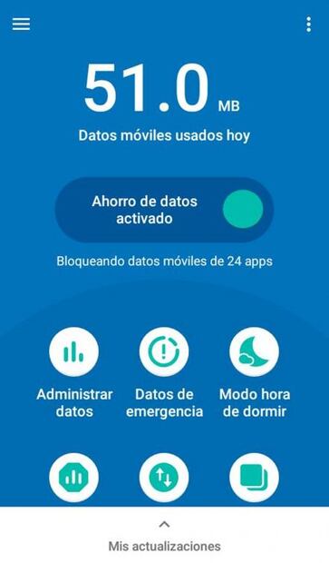 Ahorra datos móviles con Datally