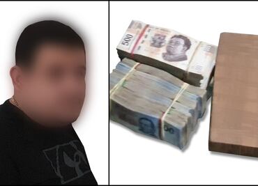 Detienen a hombre con cartuchos y medio millón de pesos en Sinaloa