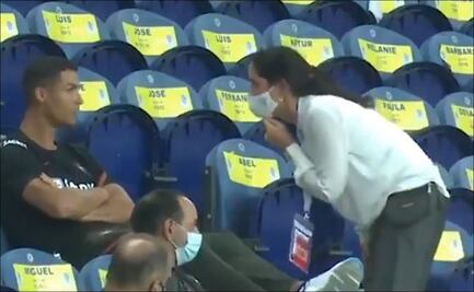 Regañan a Cristiano Ronaldo por no usar el cubrebocas