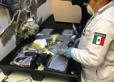 Decomisan fentanilo, metanfetaminas y marihuana en servicio postal del AICM