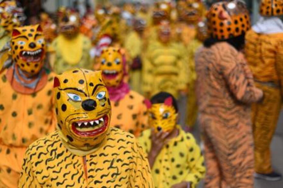 Pese a violencia, realizan tradicional “Tigrada” en Chilapa