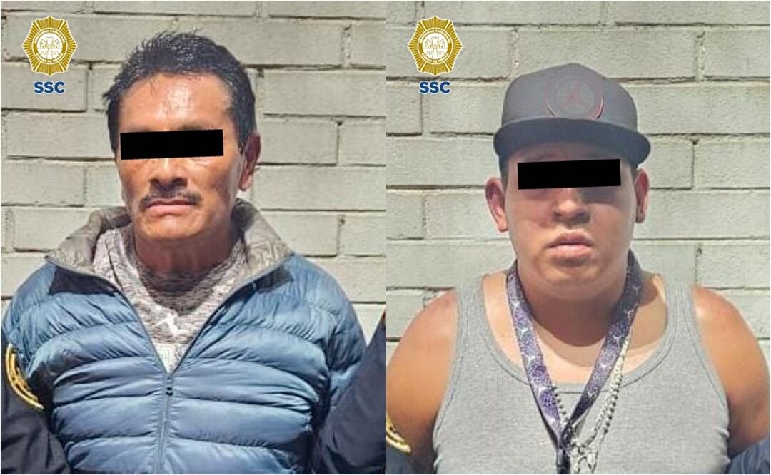 Detienen a dos posibles implicados en homicidio por arma de fuego en Álvaro Obregón. Foto: Especial