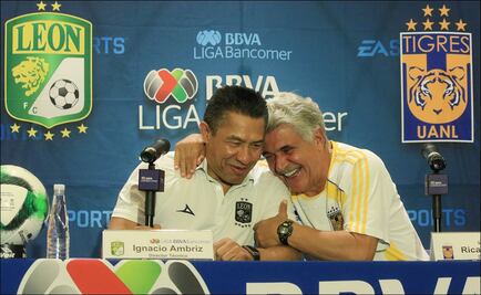 Ignacio Ambriz y Tuca Ferretti guardan la hostilidad en el Día de Medios