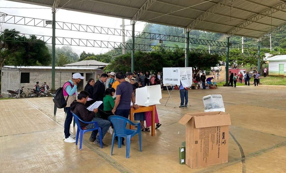 Elección extraordinaria en Chicomuselo, Chiapas. Foto: IEPC