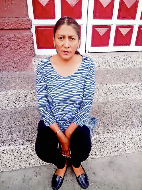 Protesta. Marichuy pasó un mes encadenada en la Oficialía Mayor para denunciar la violencia ejercida en su contra (XÓCHITL ÁLVAREZ. EL UNIVERSAL)