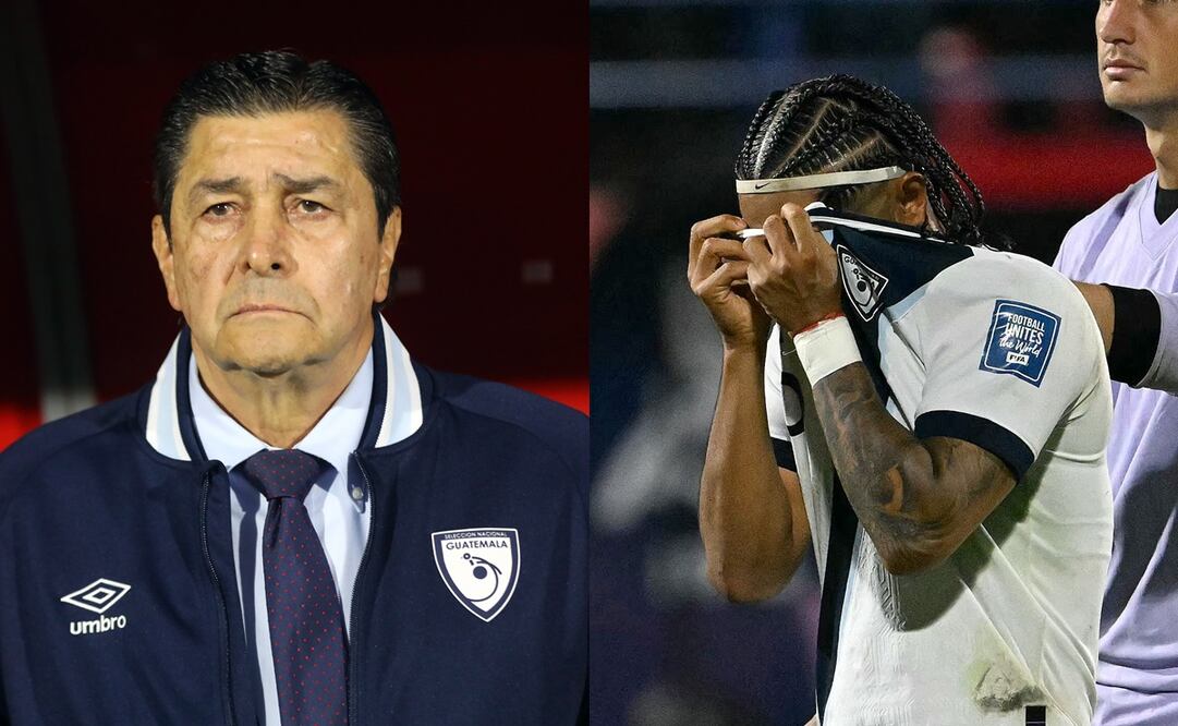 Luis Fernando Tena recibe críticas por eliminación de Guatemala rumbo al Mundial 2026 / Foto: EFE-AFP