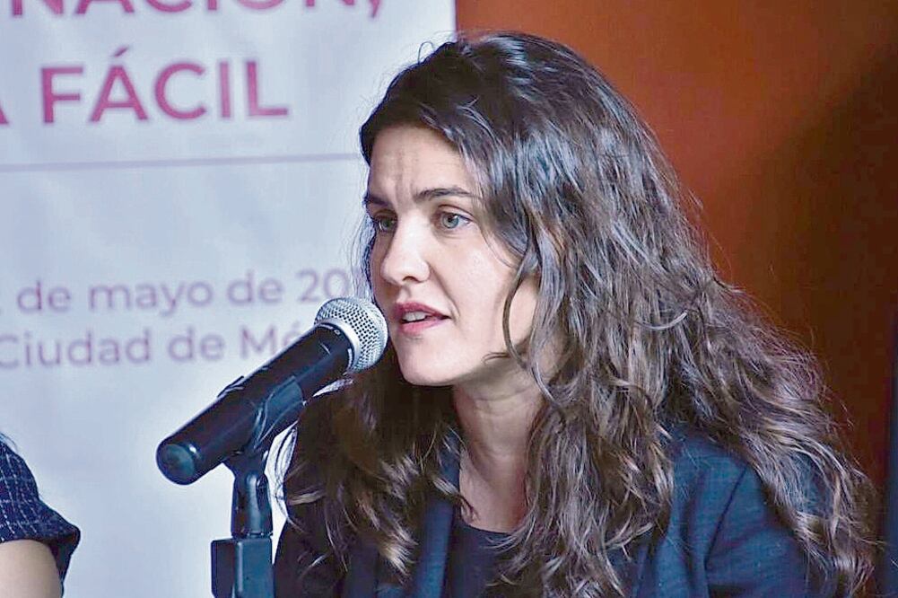 Aplaude iniciativa. Alexandra Haas, titular del Conapred, dijo que es relevante que se reformulen leyes en formatos más sencillos. Foto: TOMADA DE TWITTER