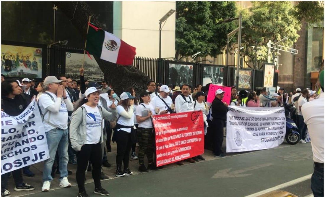 Trabajadores del Poder Judicial. Foto: Francisco Rodríoguez/ EL UNIVERSAL