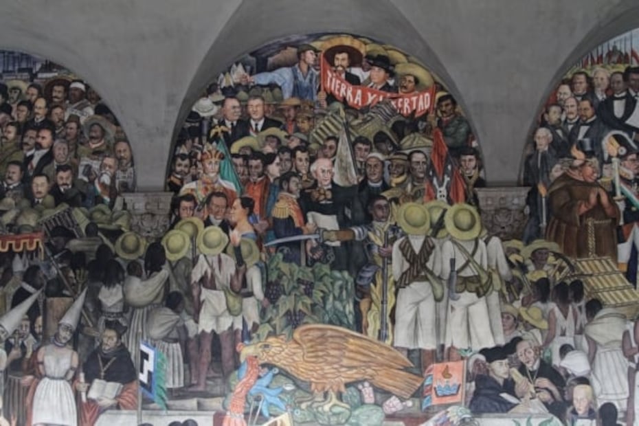 Los murales que Diego Rivera plasmó en Palacio Nacional contra el analfabetismo
