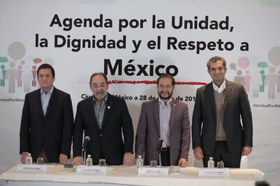 Urgen PRI, PVEM, Panal y PES a oposición sumarse a unidad