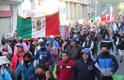 De Toluca al Tepeyac, cientos de peregrinos se dirigen a la Basílica de Guadalupe: FOTOS