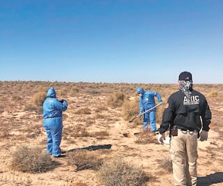 Encuentran 10 osamentas más en Puerto Peñasco