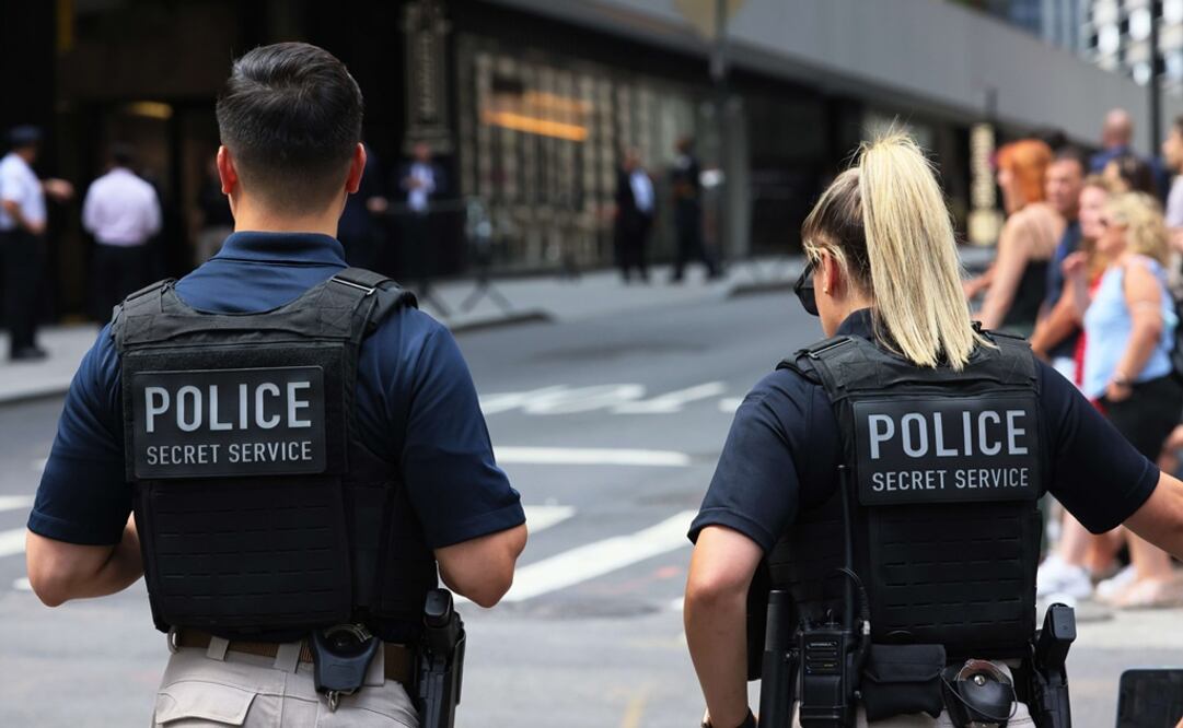 Agentes del Servicio Secreto. Foto: AFP