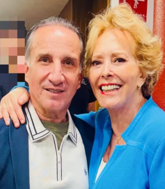 Plutarco Haza y Margarita Gralia en 2026. Actuaron juntos en "Mirada de mujer" hace 29 años.