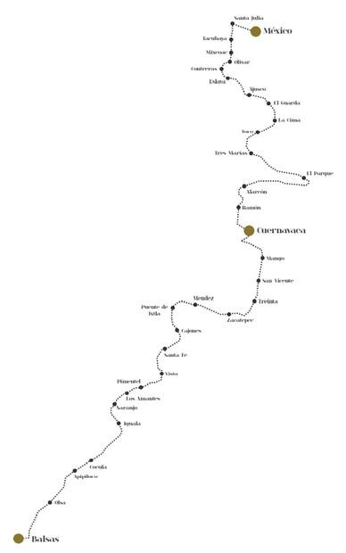 El tren que quiso unir la CDMX con Acapulco