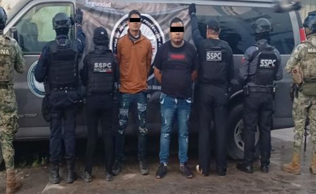 Detenidos en Culiacán y Mazatlán. Foto: Especial