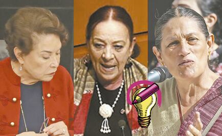 Eva, Lucía y Jesusa, las reinas chulas de la 4T en el Senado