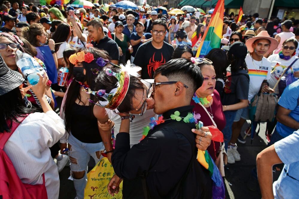 La edición 45 de la Marcha del Orgullo LGBT+ se convirtió en un espacio para pedir respeto a la identidad de género.  Foto: Germán Espinosa/EL UNIVERSAL