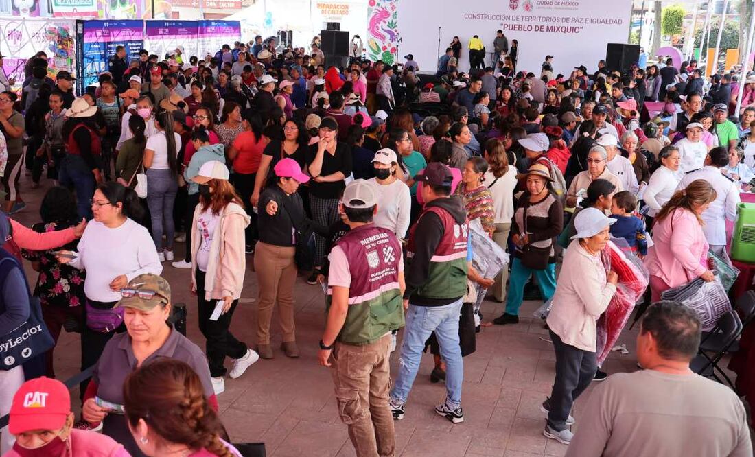 Comienzan autoridades locales programa de paz e igualdad en Mixquic, 16 de febrero de 2025. Foto: Especial