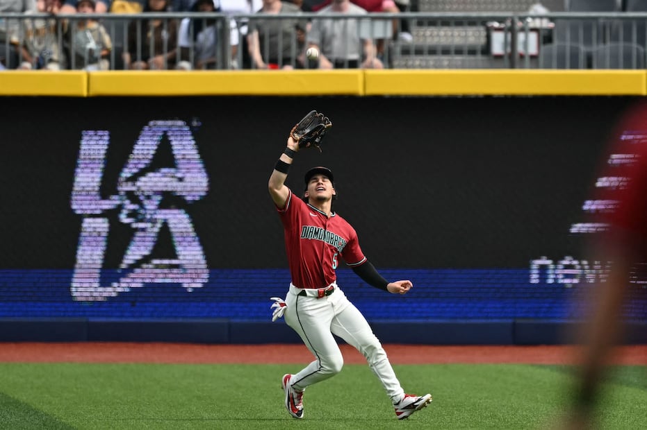 Alek Thomas con los Diamondbacks de Arizona - Foto: AFP