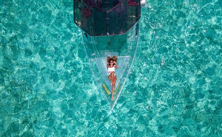 En Cozumel, cuánto cuesta un paseo a bordo del bote transparente
