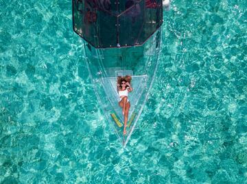En Cozumel, cuánto cuesta un paseo a bordo del bote transparente