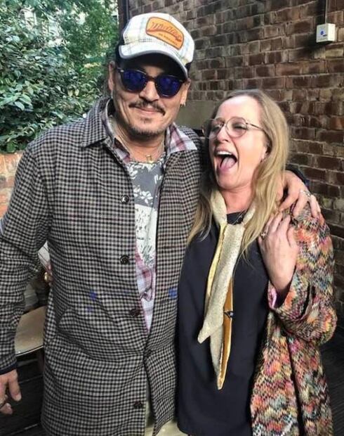 Así celebró Johnny Depp su victoria ante Amber Heard