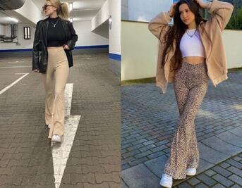 Guía infalible para combinar tenis con pantalones acampanados