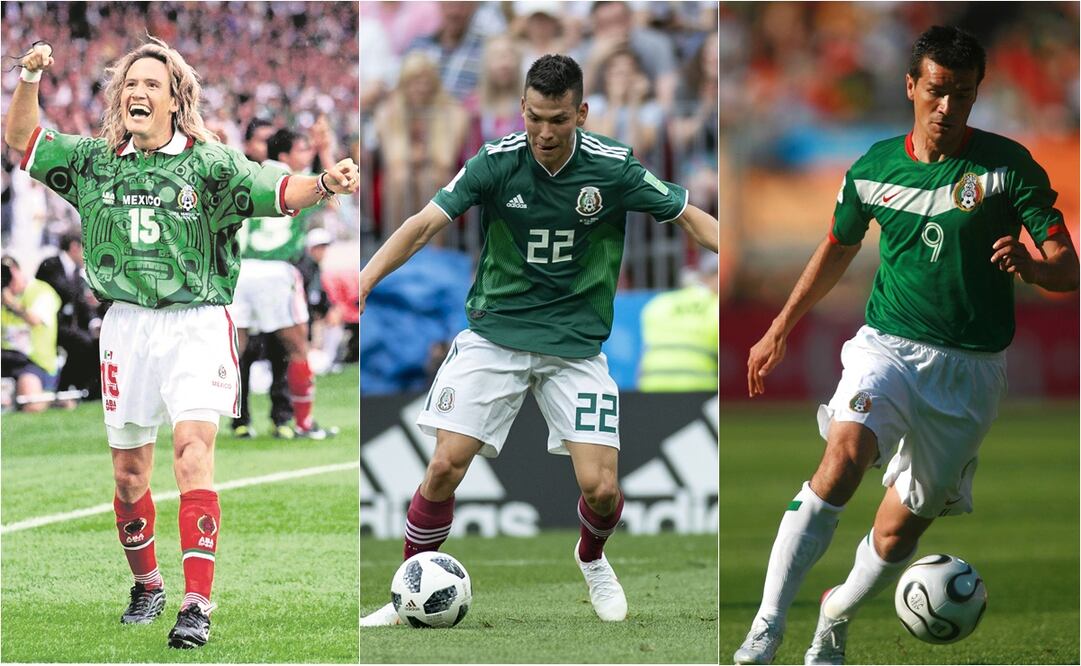 La Selección Mexicana y sus históricas playeras en las Copas del Mundo - FOTO: ESPECIAL