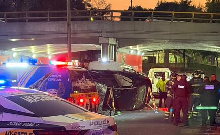 Volcadura deja un muerto y un herido en la alcaldía Iztacalco; cuerpos de emergencia atendieron el incidente
