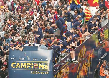 Rinden culto a jugadores blaugrana