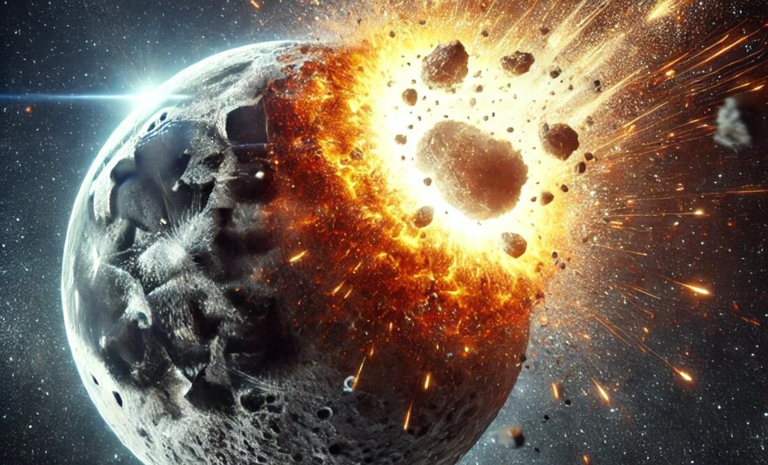 En las últimas horas, la NASA confirmó que el asteroide 2024 YR4 no representa una amenaza significativa para la Tierra en el futuro cercano.
Foto: Imagen creada por IA (Chat GPT)