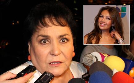 Carmen Salinas bromea sobre enfermedad de Thalía