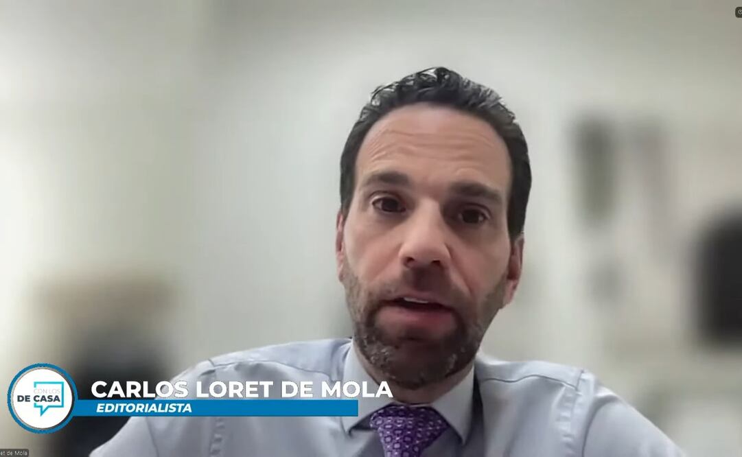 Carlos Loret de Mola en Con los de Casa. Foto: Captura de Pantalla