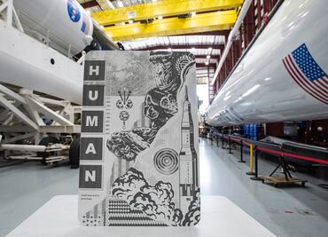 El arte que viajará al espacio con SpaceX y la NASA