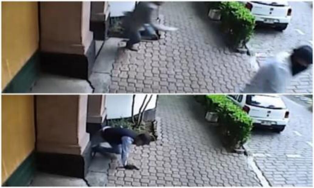 Captan secuencia de la balacera en casa del cardenal Norberto Rivera