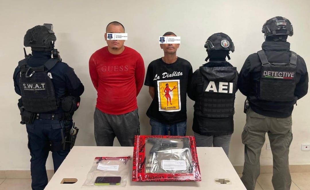 Detienen a dos presuntos secuestradores de siete personas migrantes en Ciudad Juárez (05/11/2024). Foto: Especial