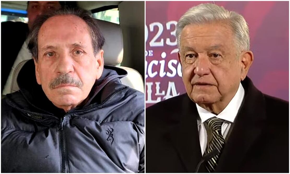 El presidente Andrés Manuel López Obrador aseguró que con la detención del exdirector de la Unidad de Administración y Finanzas de Segalmex, René Gavira Segreste (i), se irá al fondo en este caso de corrupción. Foto: Especial