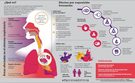 Entérate. Cómo protegerse de la ceniza volcánica