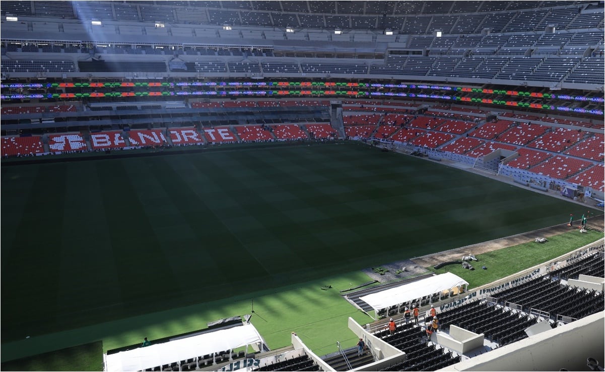 ️ ⚽️ El Estadio Azteca reabrirá sus puertas el próximo sábado y así luce el histórico recinto que albergará, por tercera ocasión, una Copa del Mundo