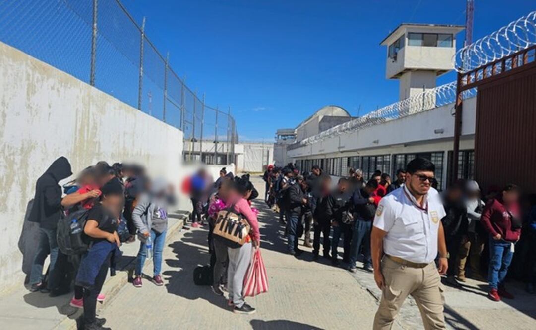 Las personas migrantes fueron puestas a disposición del INM para determinar su procedencia. Foto: INM