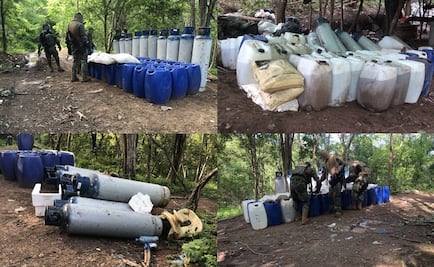 Destruye Marina 4 laboratorios presuntamente de los hijos de “El Chapo” Guzmán