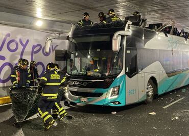 Abren investigación por delito de lesiones culposas tras accidente de autobús en Viaducto