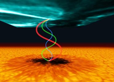 Una cavidad resonante existe sobre las manchas del Sol