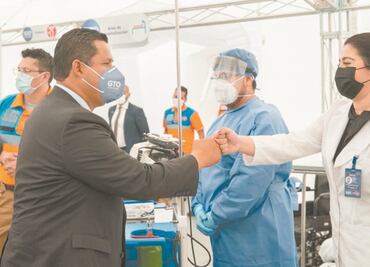 Autoridades de Guanajuato refuerzan estructura médica