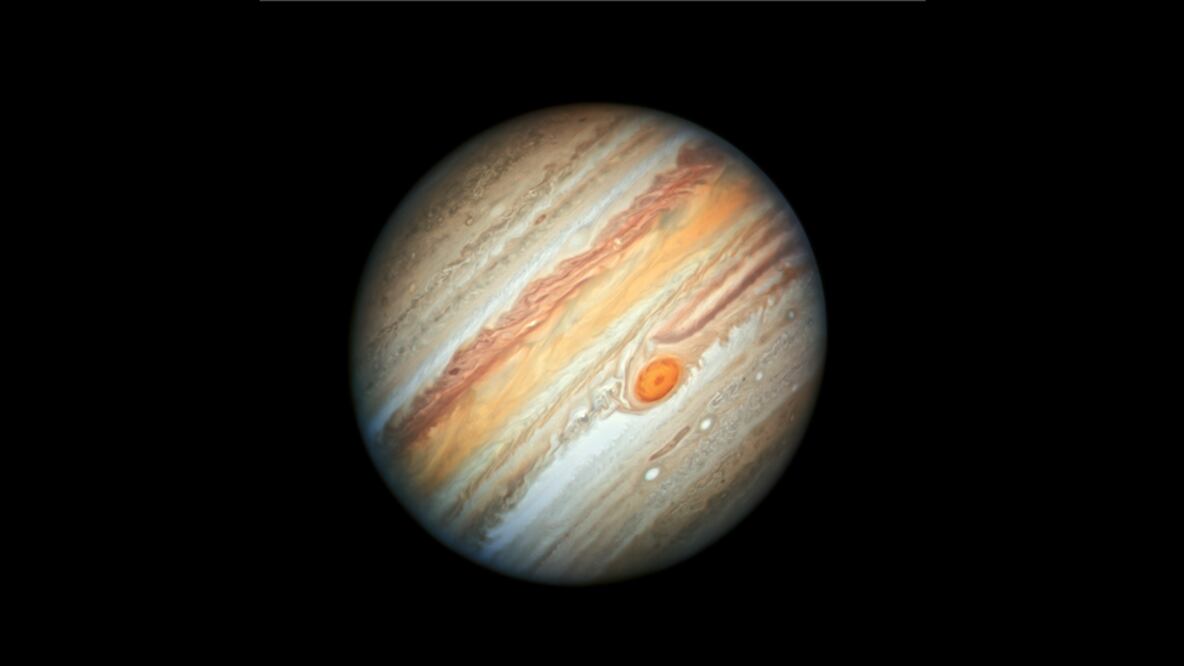 Júpiter tiene foto actualizada: se trata de la última imagen del planeta tomada por el telescopio Hubble el 27 de junio de 2019. Foto: NASA 