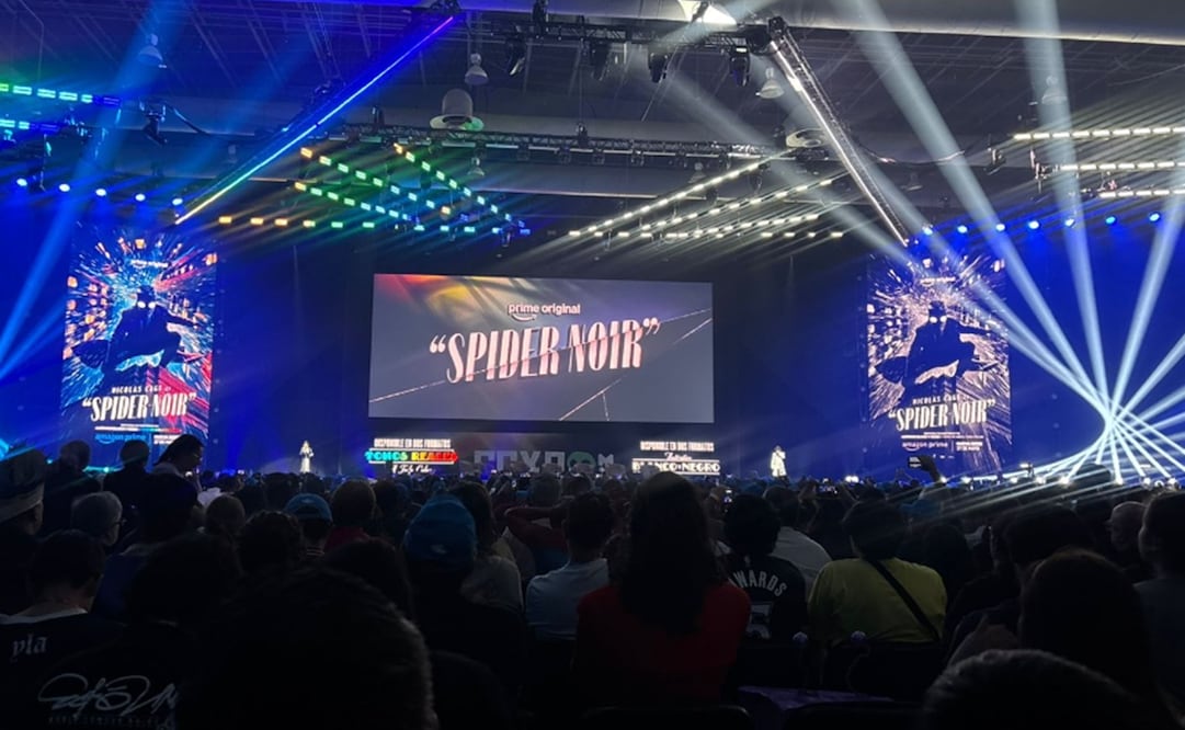 El tráiler de Spider-Noir fue presentado en la CCXP México. Foto: Marlem Suárez/EL UNIVERSAL.